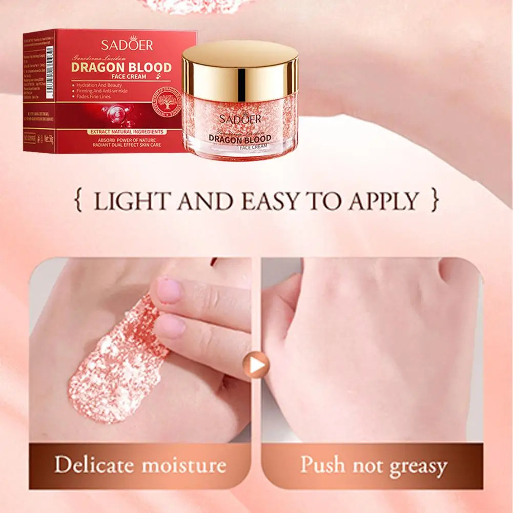 Lingzhi Dragon's Blood Herbal Face Cream Retinol Placenta Dragon Blood Cream For Women Whitening Face Moisturizer Skin Care