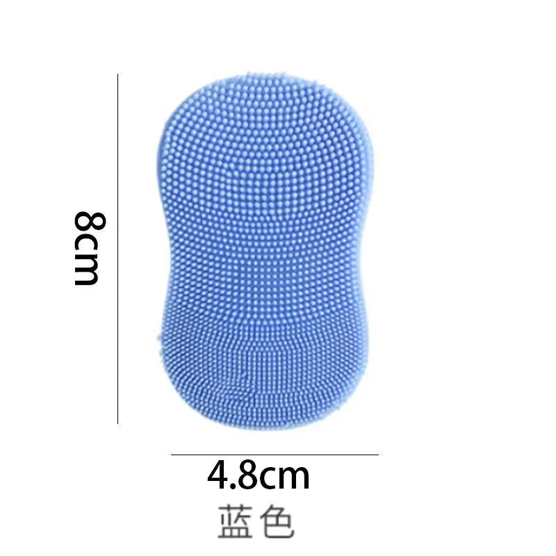 Soft Silicone Facial Cleansing Brush Face Exfoliator Blackhead Acne Removal Face Scrubber Manual Facial Cleansing Brush Skincare