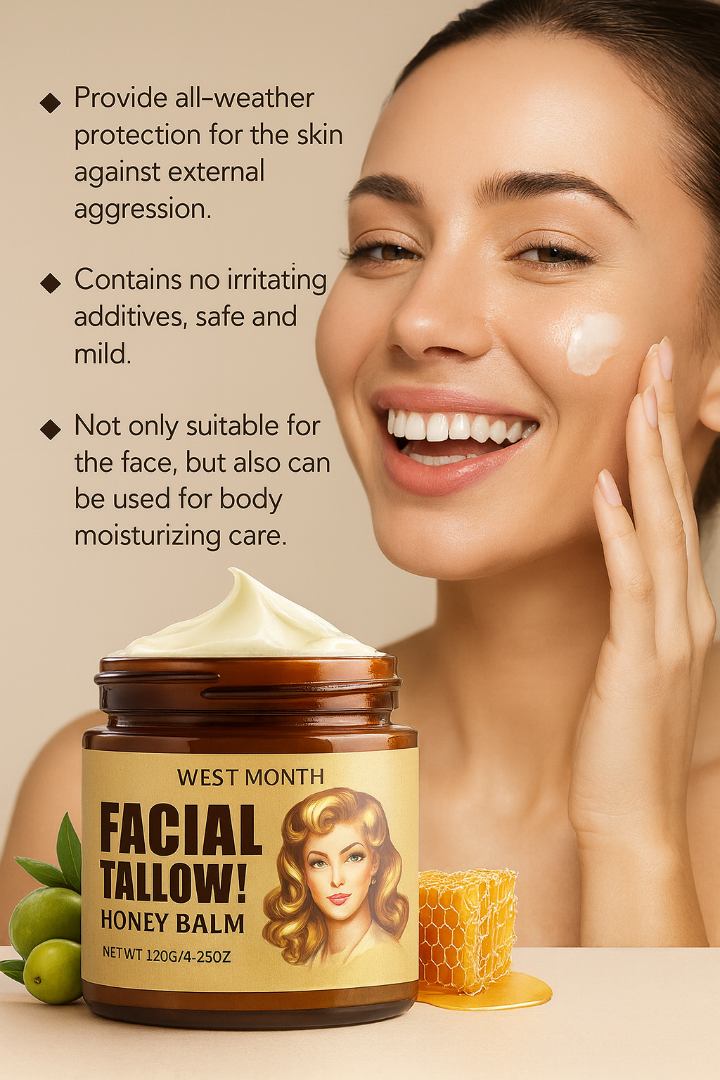 Beef Tallow Face Cream